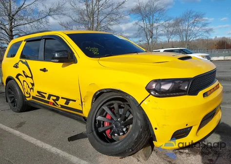 2019 Dodge Durango Srt Awd из США, поврежденный, VIN 1C4SDJGJ2KC792350